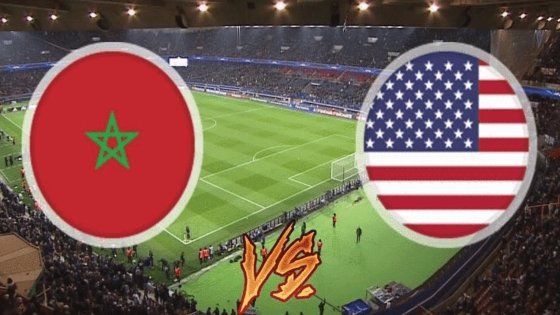 مباراة المغرب والولايات المتحدة امريكا