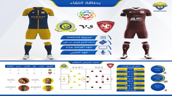 مباراة النصر والفيصلي