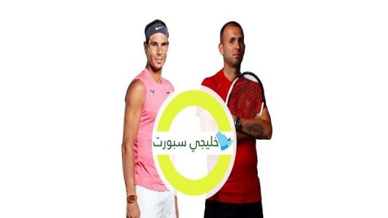 مباراة رافاييل نادال ودانييل ايفانز