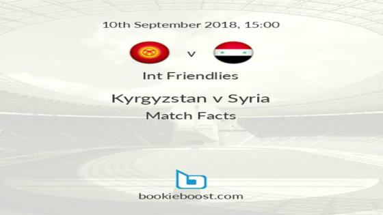 مباراة سوريا وقيرغيزستان