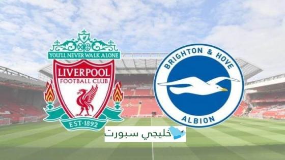 مباراة ليفربول وبرايتون