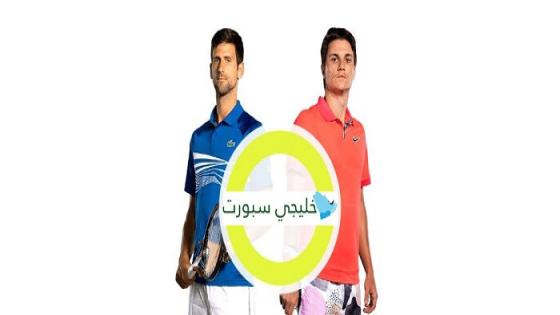 مباراة نوفاك جوكوفيتش وميومير كيكمانوفيتش