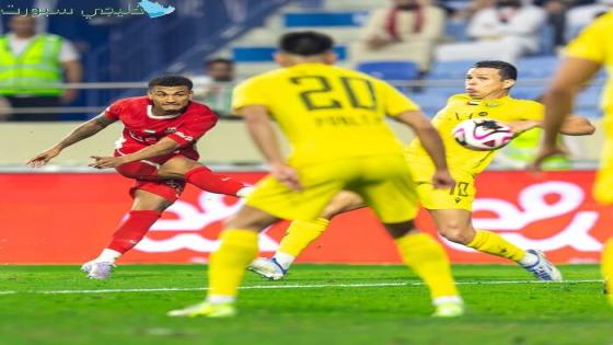 من مباراة الوصل وشباب الأهلي