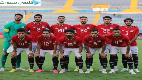 موعد مباراة المنتخب المصري