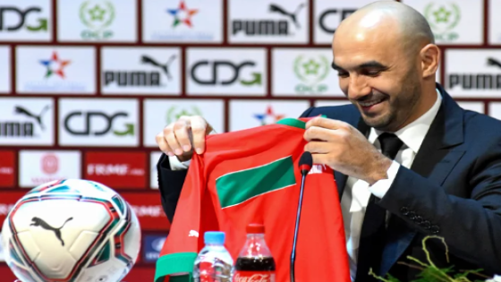 وليد الركراكي مدربًا جديدًا لمنتخب المغرب