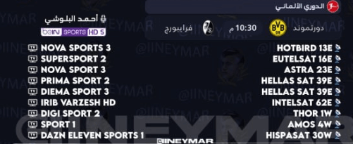 القنوات الناقلة لمباراة بوروسيا دورتموند وفرايبورج