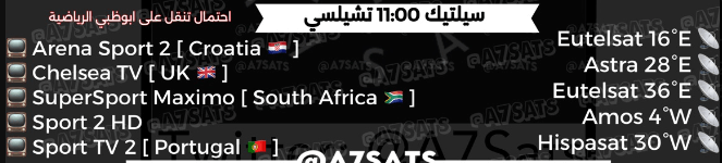 القنوات الناقلة لمباراة تشيلسي وسيلتك اليوم