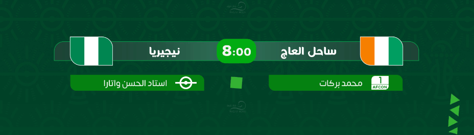 القنوات الناقلة لمباراة ساحل العاج ونيجيريا اليوم