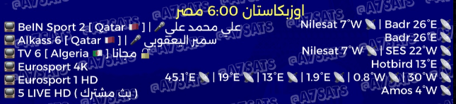 القنوات الناقلة لمباراة مصر ضد اوزبكستان اليوم