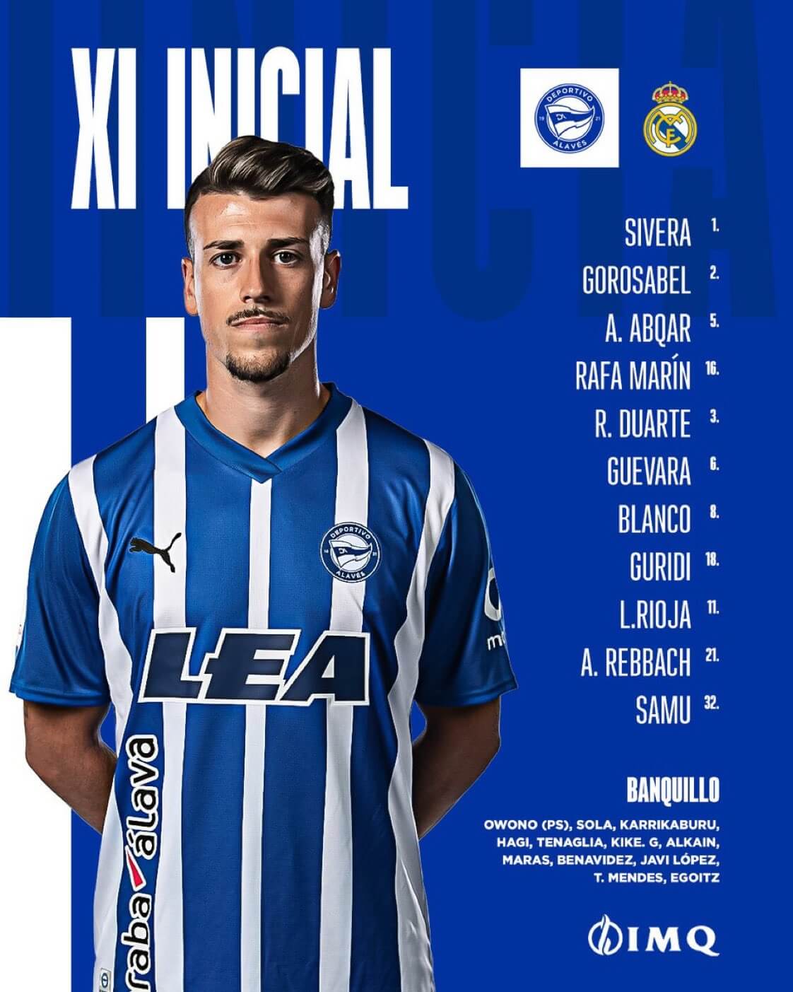 تشكيلة الافيس ضد ريال مدريد