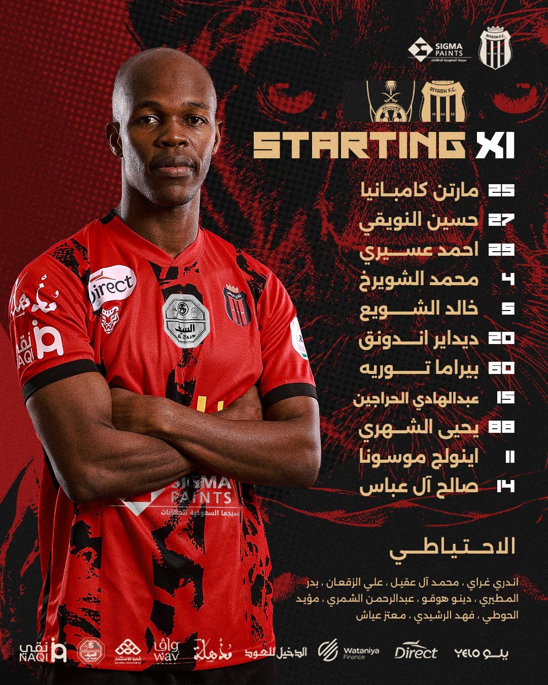 تشكيلة الاهلي ضد الرياض