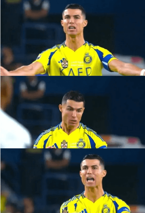 غضب رونالدو من هدف العين