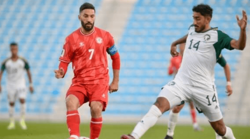 كم نتيجة مباراة السعودية ولبنان