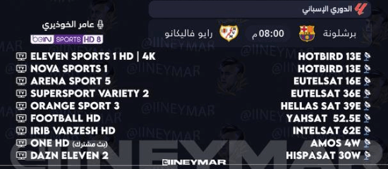 مباراة برشلونة ورايو فاليكانو القنوات الناقلة