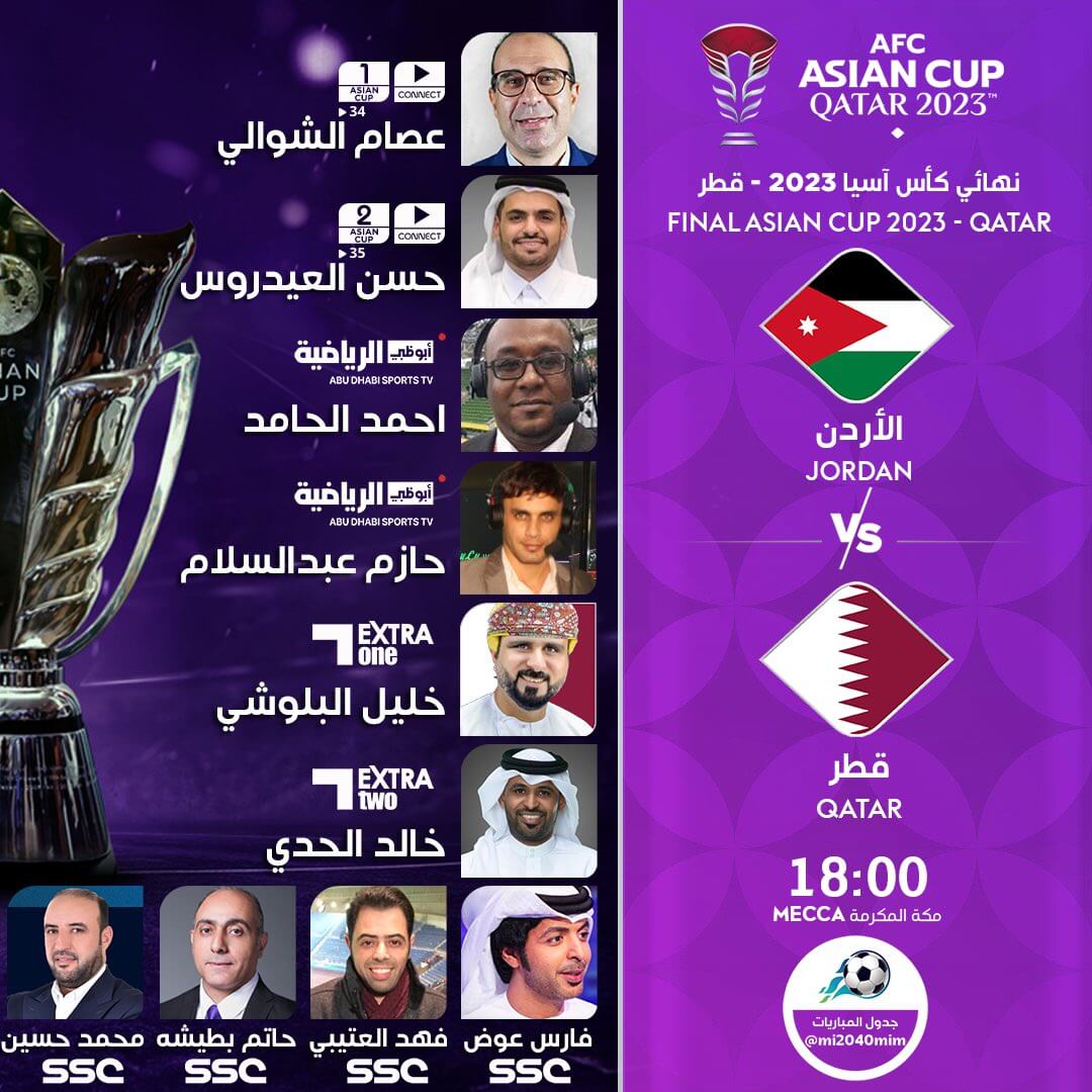 معلق مباراة قطر والاردن